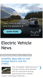 Mobile Screenshot of electric-vehiclenews.com