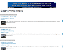 Tablet Screenshot of electric-vehiclenews.com